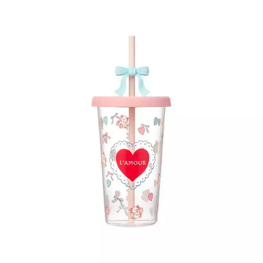 Starbucks Korea 2025 Valentine's Day seriesSweety Glass Cold Drink Cup 473ml