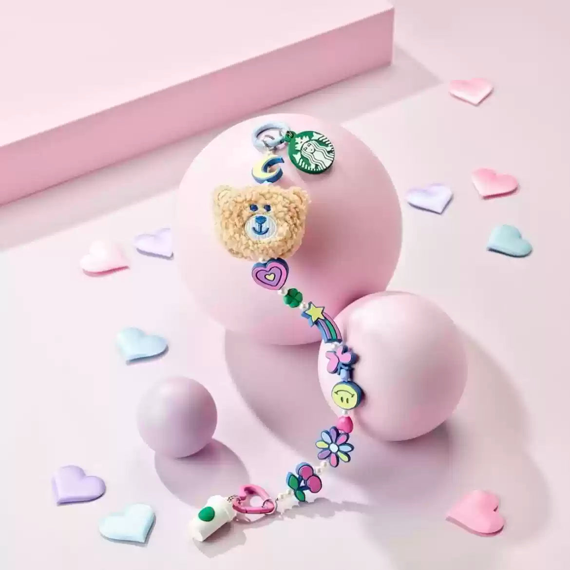 Starbucks Korea 2025 back to school series Bear Lanyard