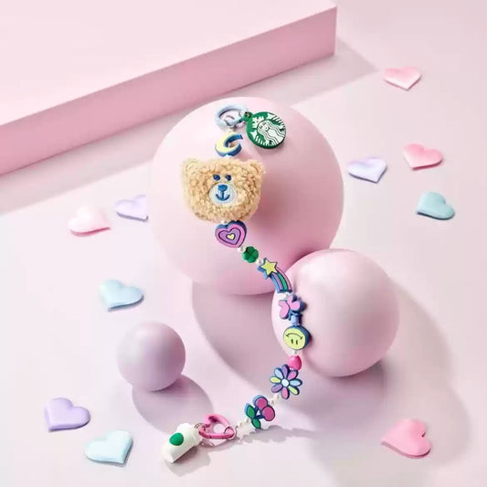 Starbucks Korea 2025 back to school series Bear Lanyard