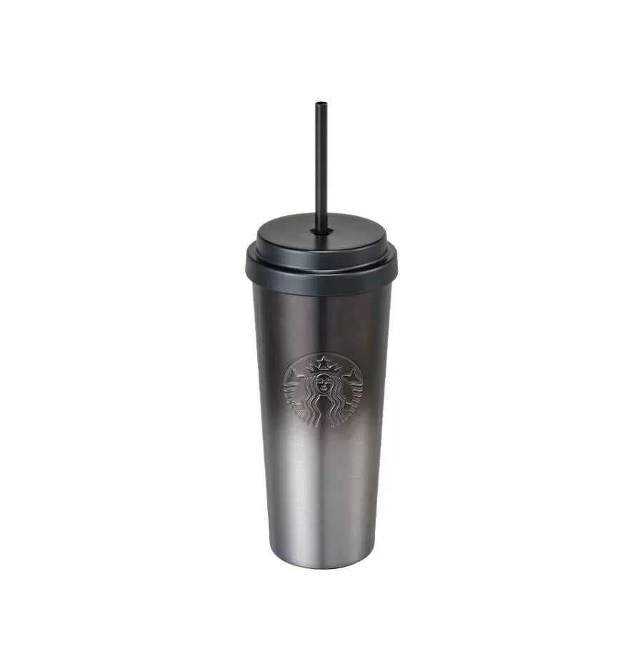 Starbucks Korea 2025 core selected series Black Gradient Straw Cup 591