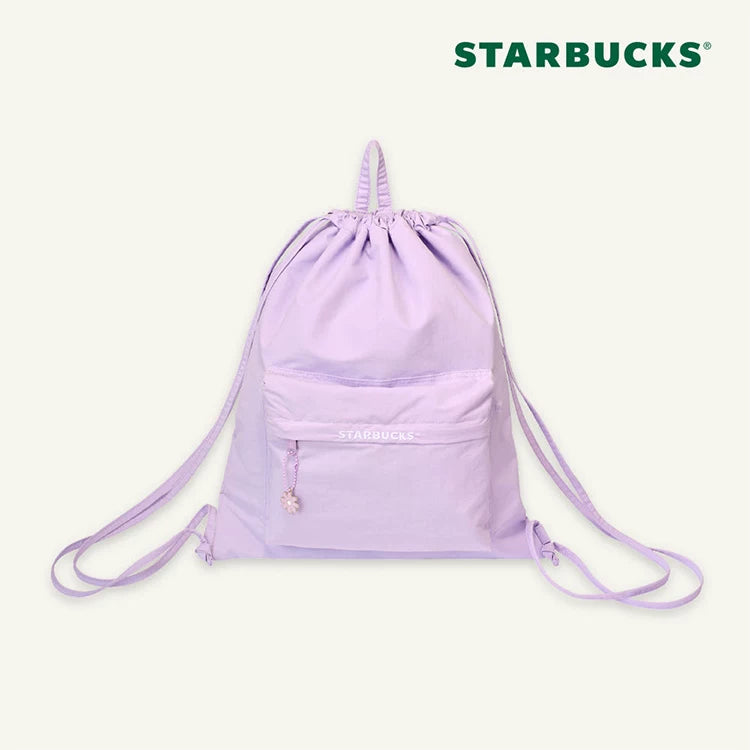 Starbucks Korea 2026 New Semester Series Purple Backpack 35.5x42.5cm