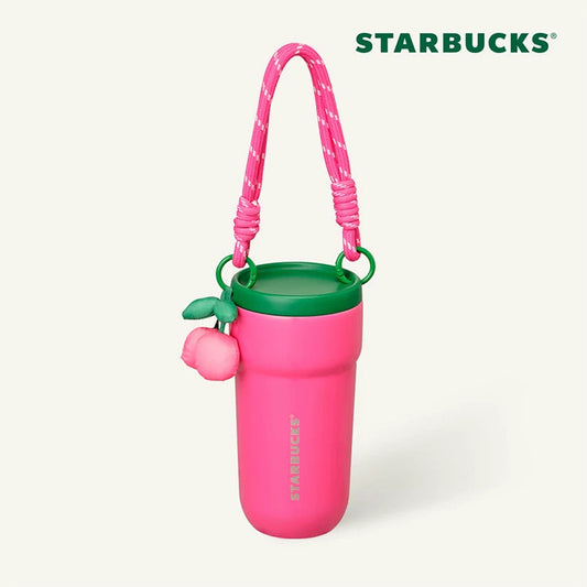 Starbucks Korea 2026 New Semester Series Rose Red Hand Cup 355ml