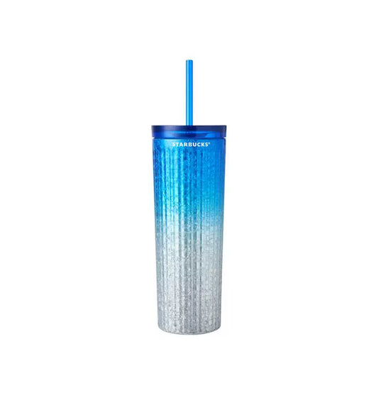 Starbucks Korea 2026 Summer Season 1 Series Blue Gradient Vertical Cup 473ml