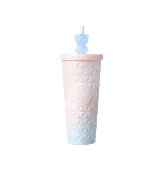 Starbucks Korea 2026 Summer Season 1 Series Pink Blue Diamond Gradient 591ml