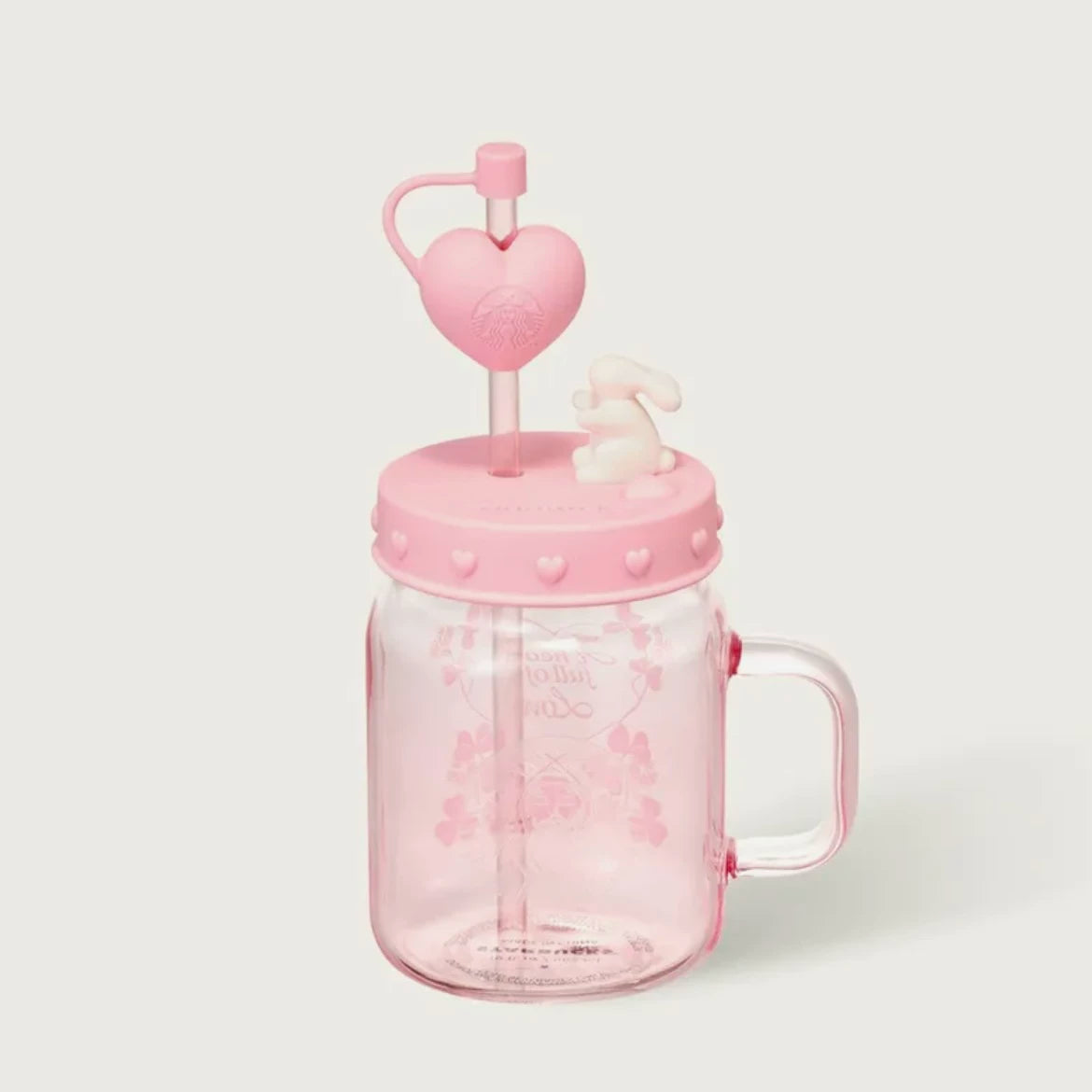 Starbucks Korea 2026 Valentine's Day series Cold Drink Glass 562ml 19.78oz