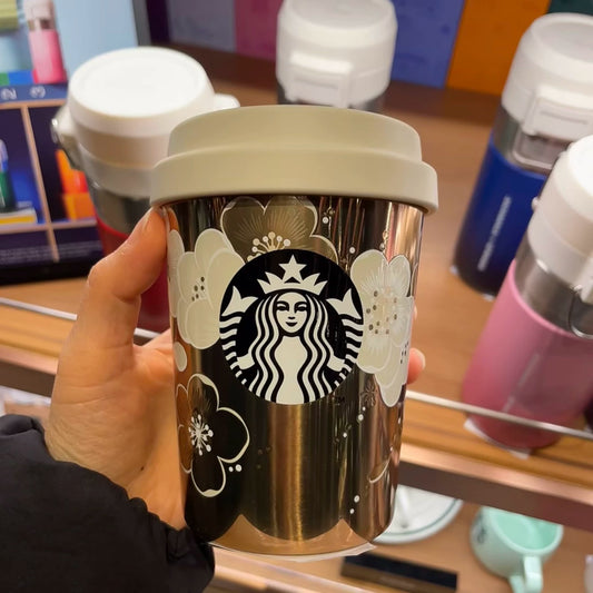 Starbucks Korea Spring 2026 Pear Blossom Series Stainless Steel Thermos Cup 237ml