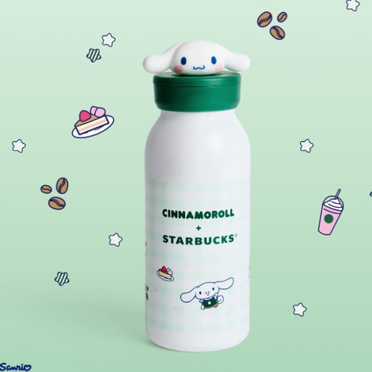 Starbucks Philippines 2026 X Cinnamoroll series White Stainless Steel Cup 11oz