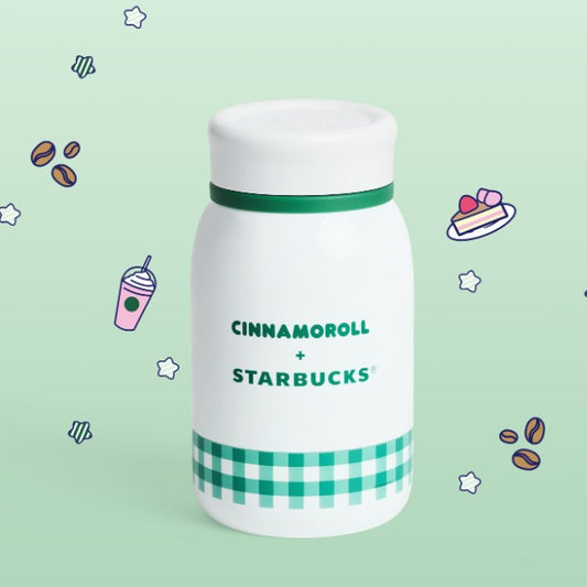 Starbucks Philippines 2026 X Cinnamoroll series white stainless steel cup 12oz