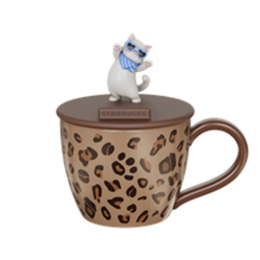 Starbucks Starbucks China 2026 Leopard Print Series 355ml mug with lid