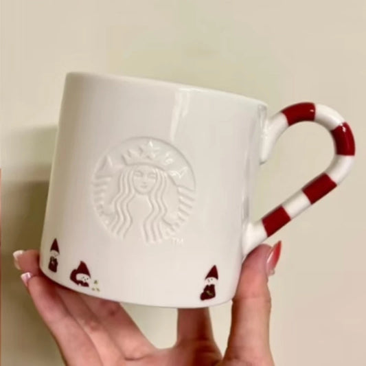 Starbucks Taiwan 2025 Christmas Party Series 414ml White Mug
