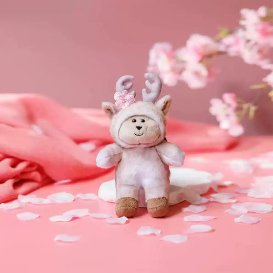 Starbucks Taiwan 2025 Sakura series Sakura deer keychain