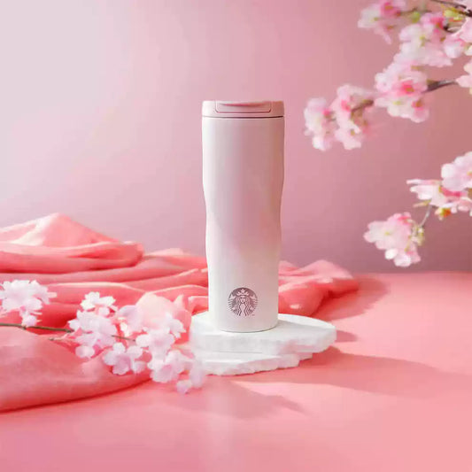 Starbucks Taiwan 2025 Sakura series pink stainless steel cup 473ml