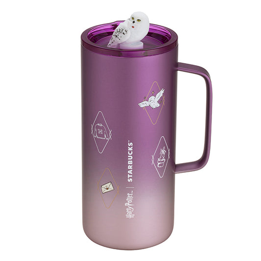Starbucks Asia 2026 x Harry Potter Collaboration series Purple Owl Stainless Steel Cup 473ML