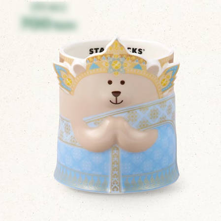 Starbucks Thailand 2026 Bearista Meets Thailand series girl mug 12oz