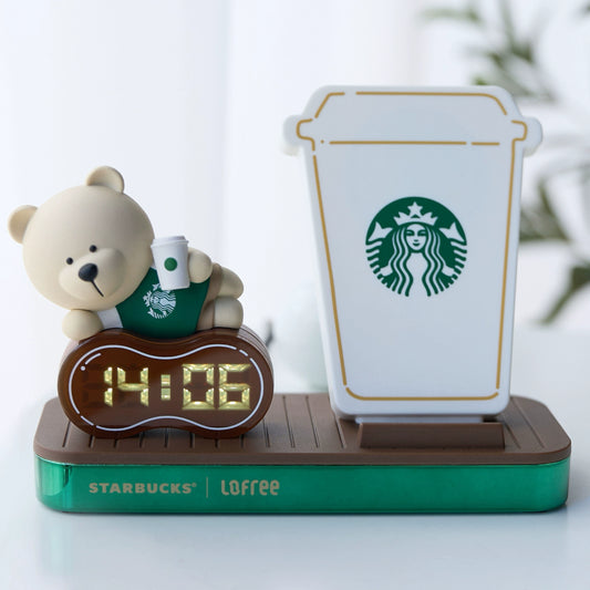 Starbucks x Lofree Collab BEARISTA Wireless Charging Stand & Creative Desktop Ornament