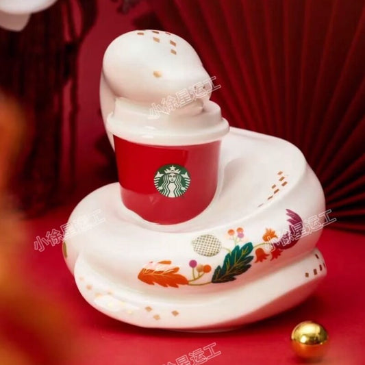 Starbucks China 2025 snake new year bank Starbucks loveinstarbucks