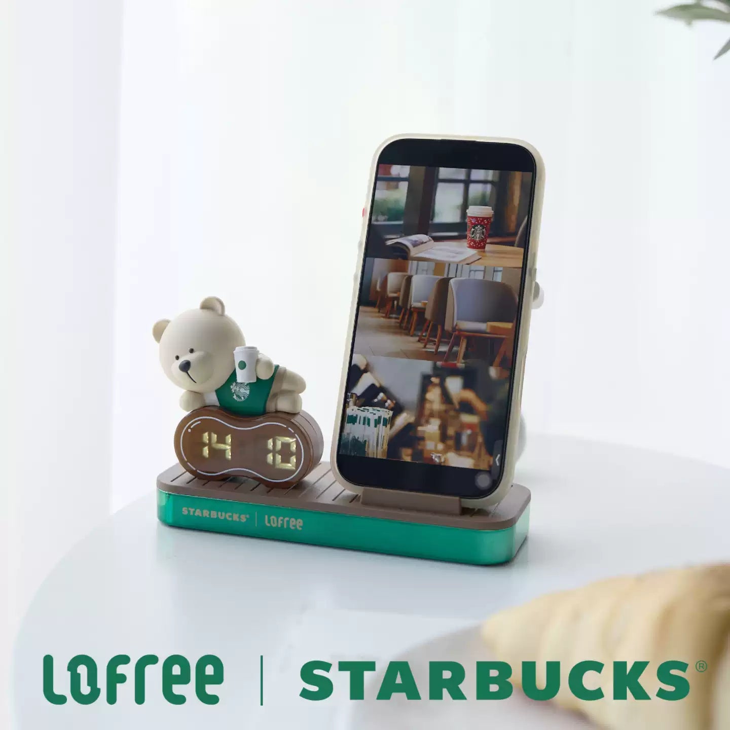Starbucks x Lofree Collab BEARISTA Wireless Charging Stand & Creative Desktop Ornament