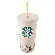 Starbucks Taiwan 2026 Summer Season1 Series Beach Time Stainless Steel TOGO Cup 488ml 17.18oz