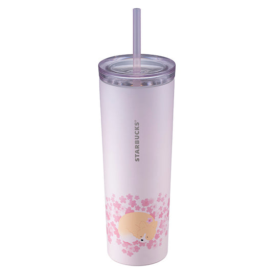 Starbucks Taiwan 2026 Sakura series Corgi stainless steel cup 473ml