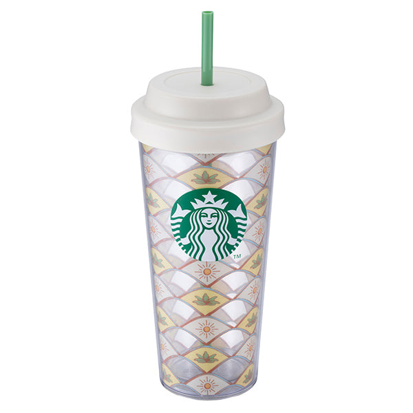 Starbucks Taiwan 2026 Summer Season1 Series Beach Vacation TOGO plastic cold cup 591ml 20.8oz
