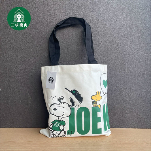 On sale Starbucks and PEANUTS 2025 co-brand JOE KIND SNOOPY bag