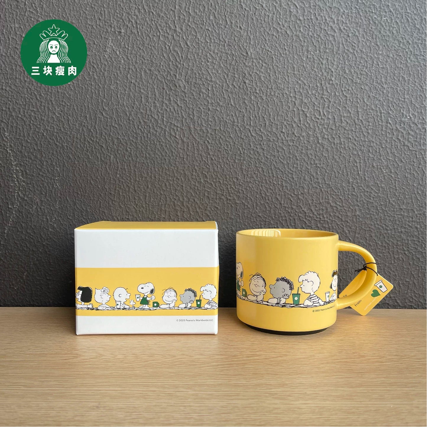 Starbucks and PEANUTS 2025 co-brand mug 414ml