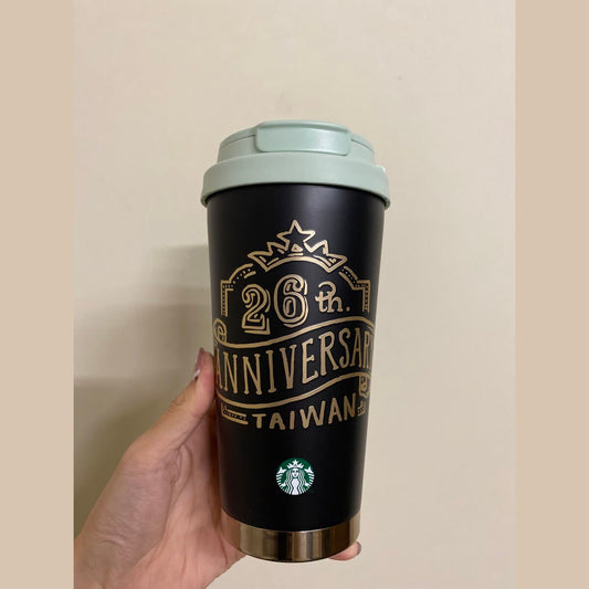 Starbucks Taiwan 2024 26th anniversary stainless steel cup 473ml loveinstarbucks loveinstarbucks