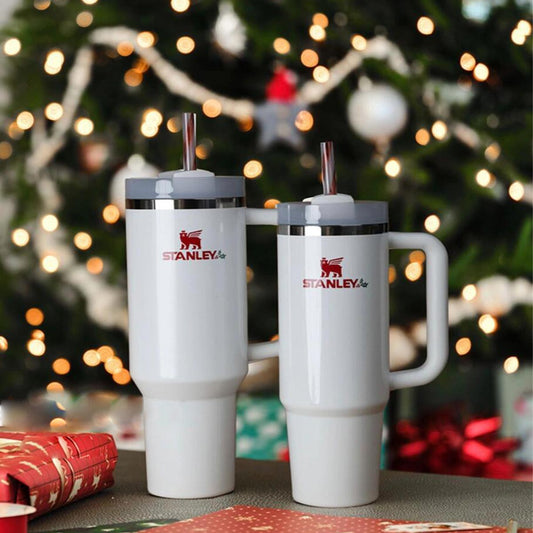 Stanley Mistletoe Quencher Stainless steel cup Stanley loveinstarbucks