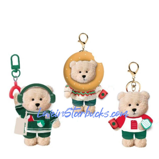 Starbucks China Christmas Keychain - clothes can be DIY Starbucks loveinstarbucks