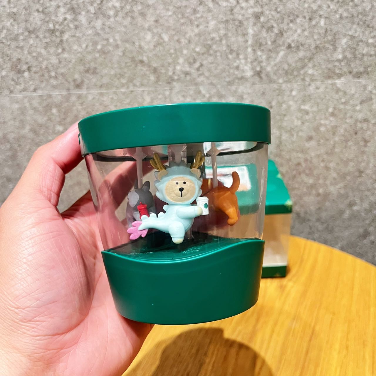 Starbucks holiday party Star Cup Shape Night Light Carousel loveinstarbucks loveinstarbucks