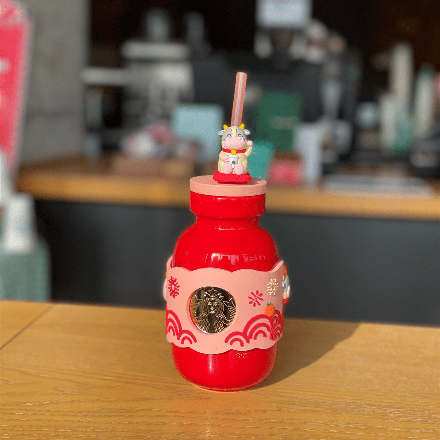 Starbucks straw cup with OX topper Starbucks loveinstarbucks