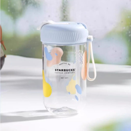 Starbucks China 2023 Natural online series Double mouth plastic cup Starbucks loveinstarbucks