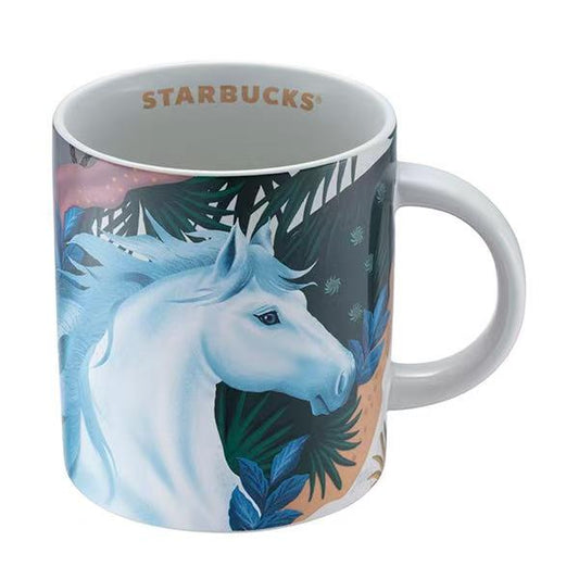 Starbucks Taiwan 2026 Year of the Horse New Year series blue horse head mug 473ml
