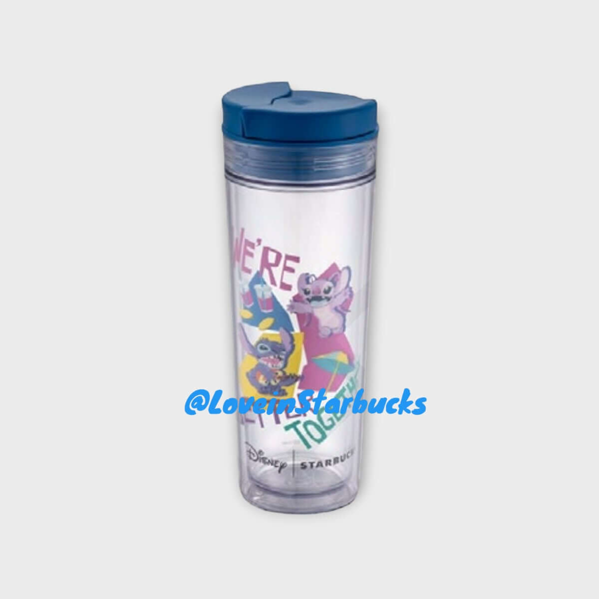 Starbucks Disney co-branded Taiwan 2024 series DISNEYFUN Stitch Travel Cup 473ml loveinstarbucks loveinstarbucks