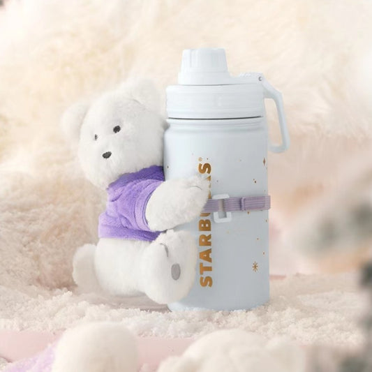 Starbucks China 2023 Christmas cute pet series Cute bear stainless steel thermos cup Starbucks loveinstarbucks