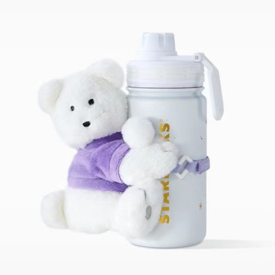 Starbucks China 2023 Christmas cute pet series Cute bear stainless steel thermos cup Starbucks loveinstarbucks