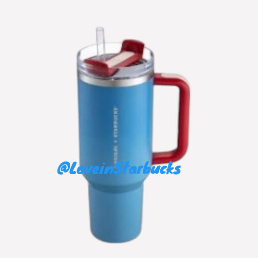 Starbucks Taiwan 2024 Christmas series Stanley Carnival Stainless steel straw cup 40oz Starbucks loveinstarbucks