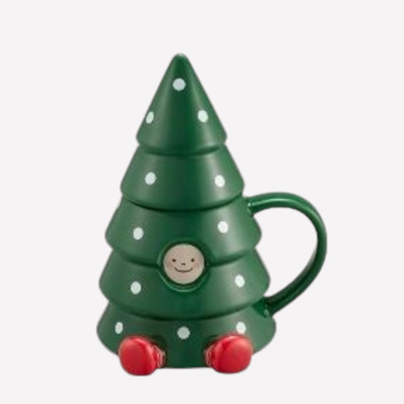 Starbucks Taiwan 2024 Christmas series Christmas tree mug 296ml Starbucks loveinstarbucks