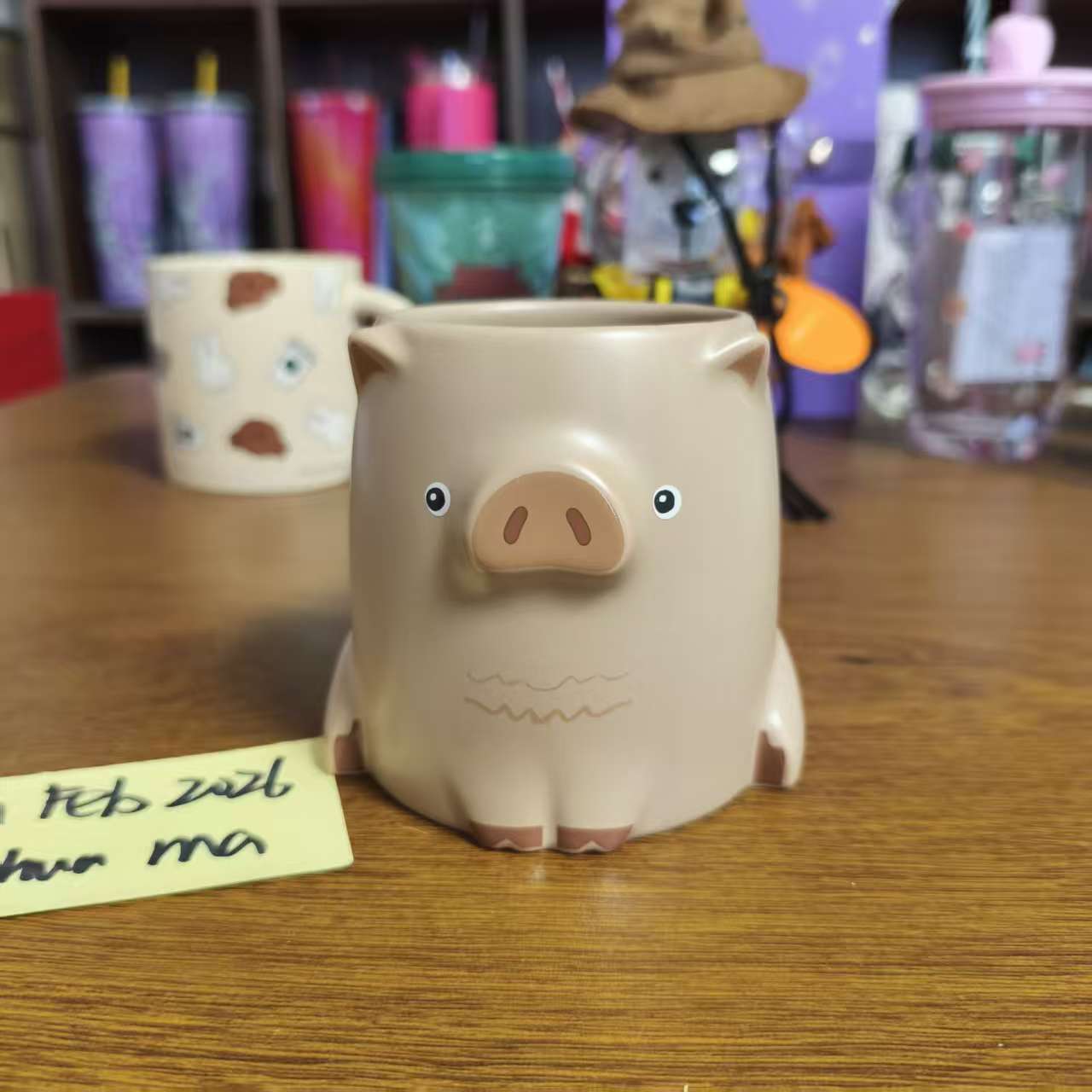 Starbucks Thailand Pig-shaped mug 12oz
