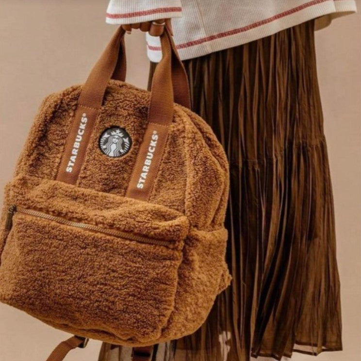 Starbucks Taiwan brown backpack bag loveinstarbucks loveinstarbucks