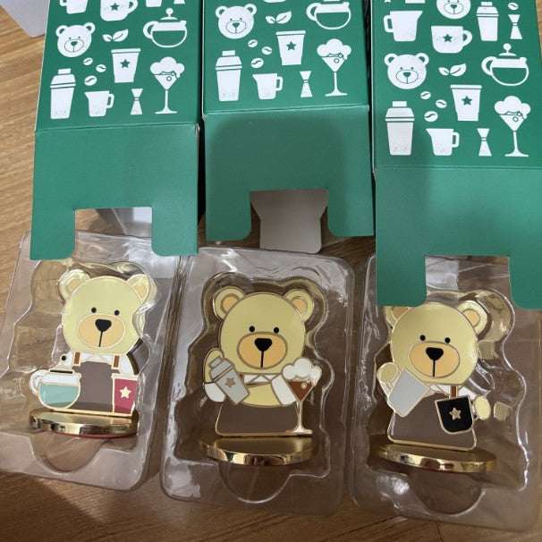Starbucks Taiwan 2025 R store Bearista seal a set