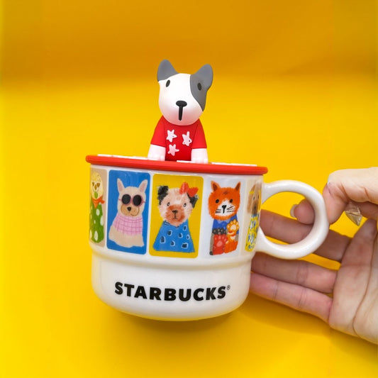 Starbucks Taiwan 2025 Summer Cute Animal Series dog mug