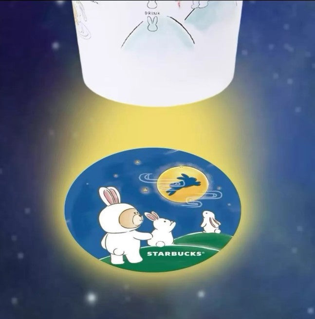 Hong Kong Starbucks 2026 Mid-Autumn Gift Box coming with 5pcs Projection Slides - without Mooncake Lamp Power