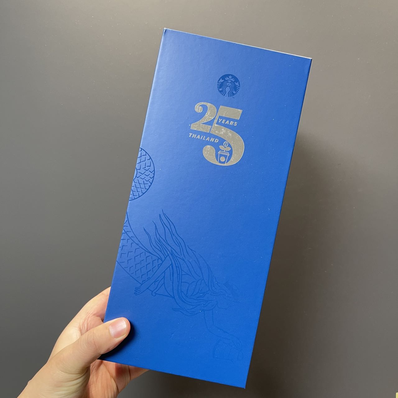 Starbucks Tumblers Thailand blue rhinestones straw cup 25th anniversary Starbucks loveinstarbucks