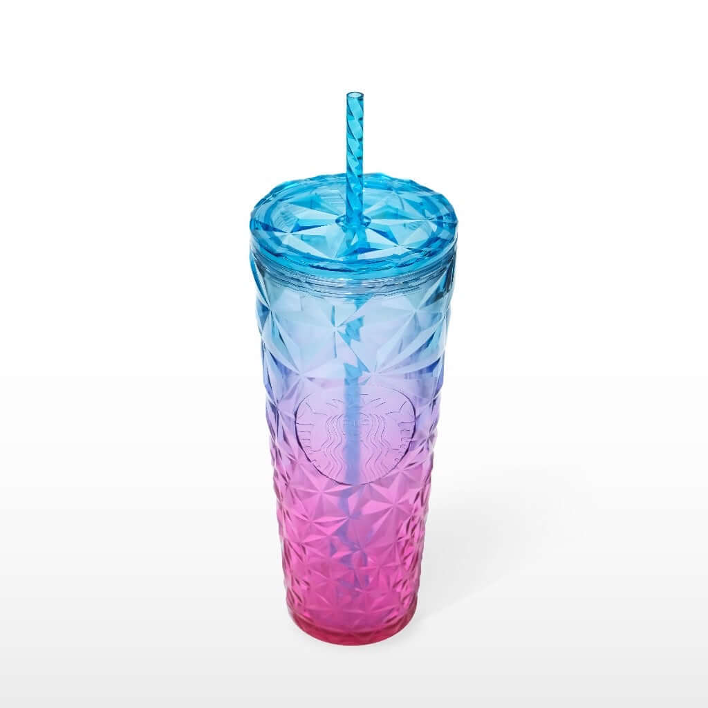 Starbucks Vietnam 2024 summer pink blue Ombre prism cup 24oz Starbucks loveinstarbucks