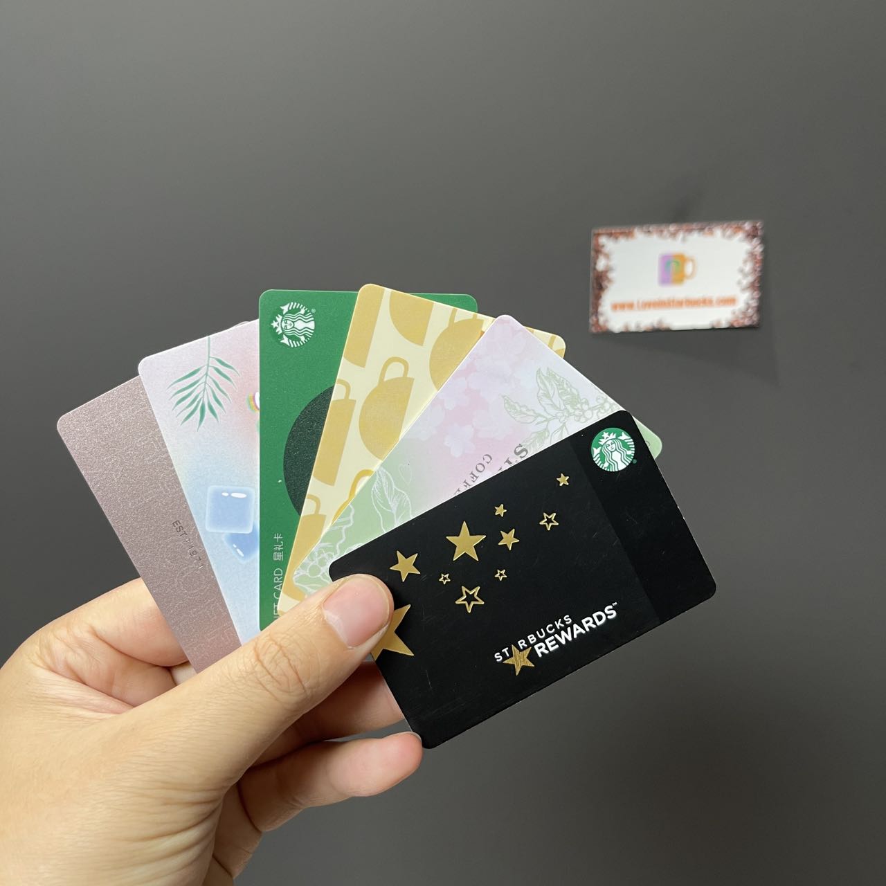 Starbucks 6PCS gift cards without money Starbucks loveinstarbucks