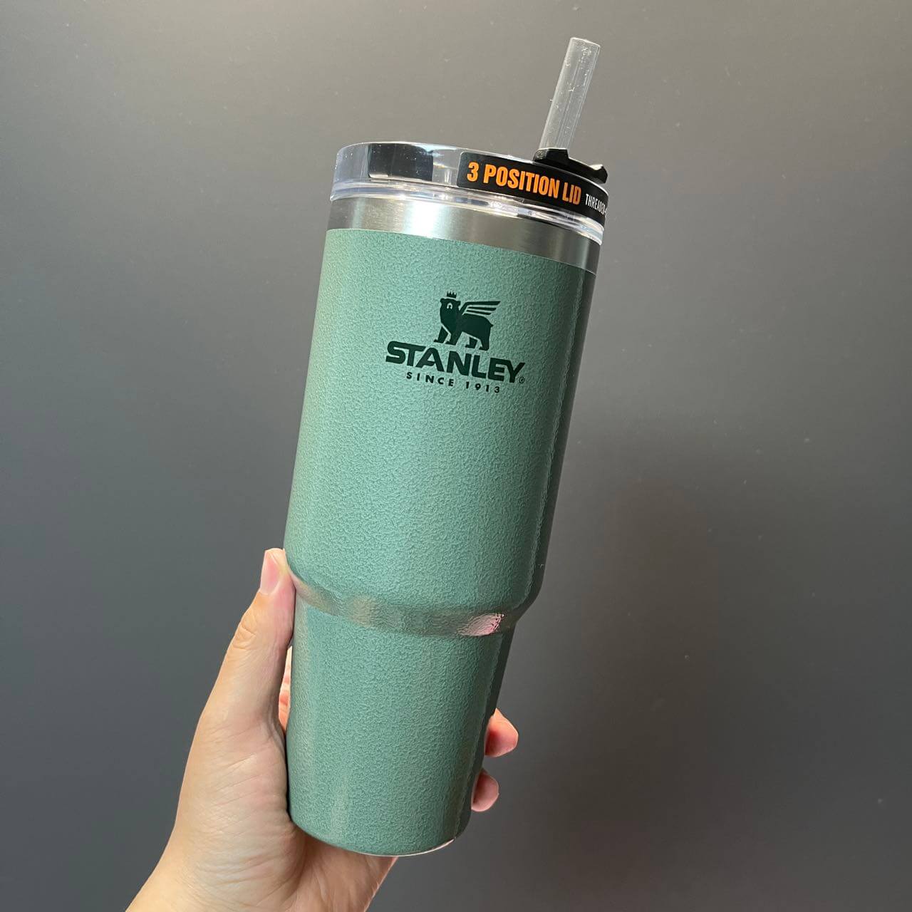 Stanley Hammertone Green Stainless Steel Cup 30oz loveinstarbucks loveinstarbucks