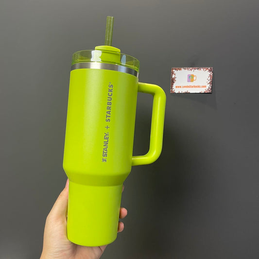 on sale Starbucks Philippines Stanley Lime Green tumbler 40oz Starbucks loveinstarbucks