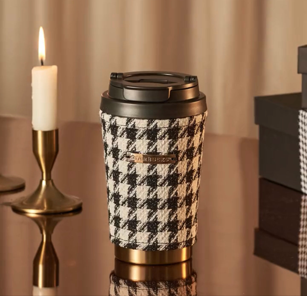 Starbucks China 2023 Thousands of bird plaid stainless steel cup 355ml loveinstarbucks loveinstarbucks