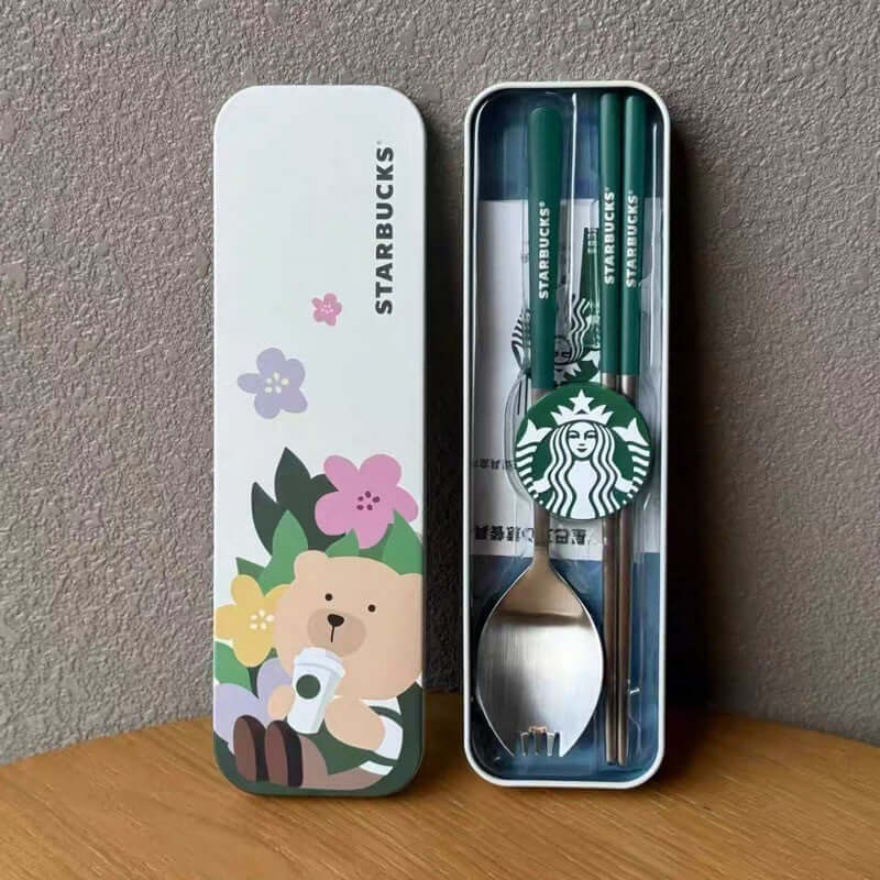 Starbucks China 2024 Green tableware coming with Magnetic buckle Starbucks loveinstarbucks